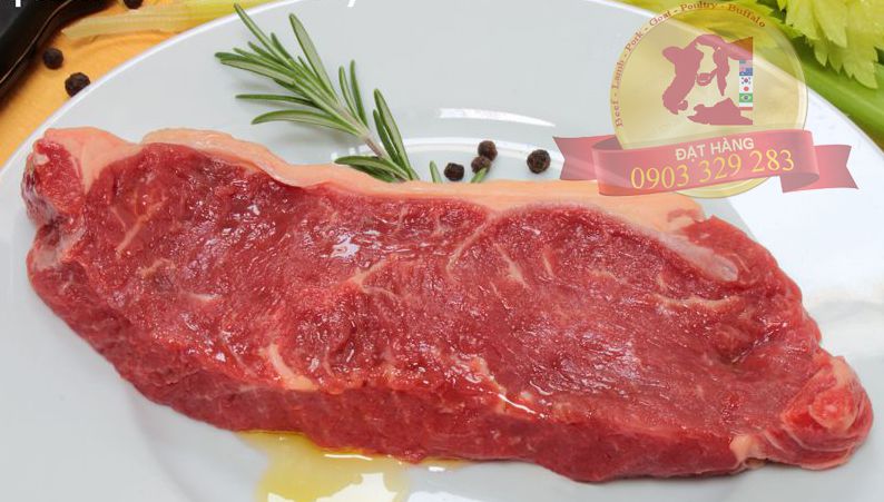 Striploin bò Mỹ nhập khẩu