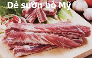 Dẻ sườn bò Mỹ nhập khẩu