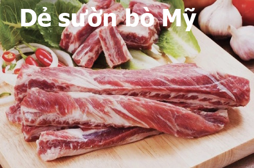 Dẻ sườn bò Mỹ nhập khẩu